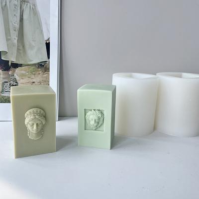 Retro Goddess DIY Candle Silicone Mold Aromatherapy Candle Soap Ornament Making Tool Home Decoration Mould
