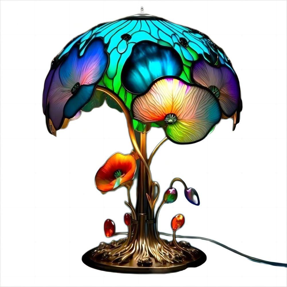 

Вінтажна зафарбована смолою грибна настільна лампа рослина серія квітів равлик восьминіг креативна барвиста спальня приліжкова тумбочка ретро нічник