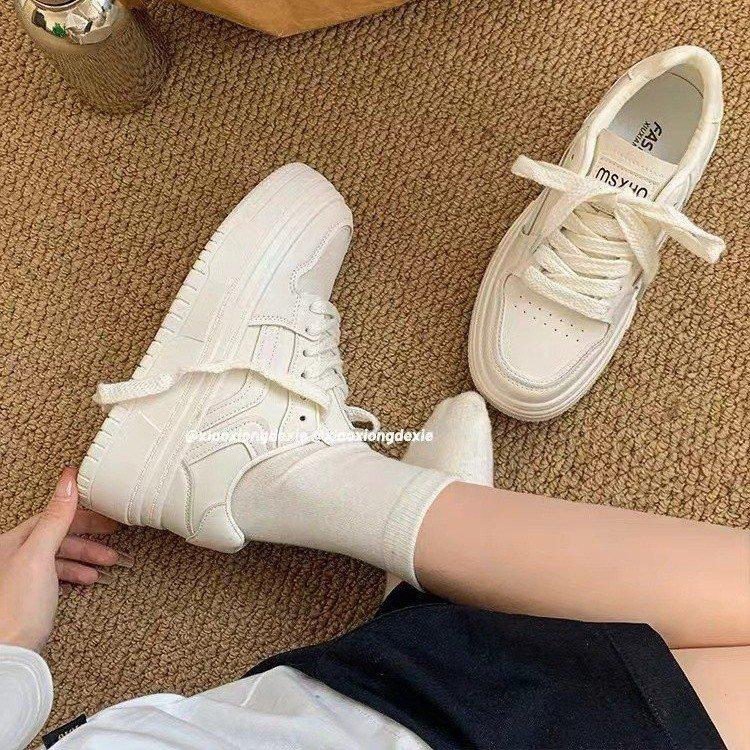 

Women s spring and summer new casual shoes with skirts, platform heightening board shoes, lace-up sports women s board shoes size 35 белый