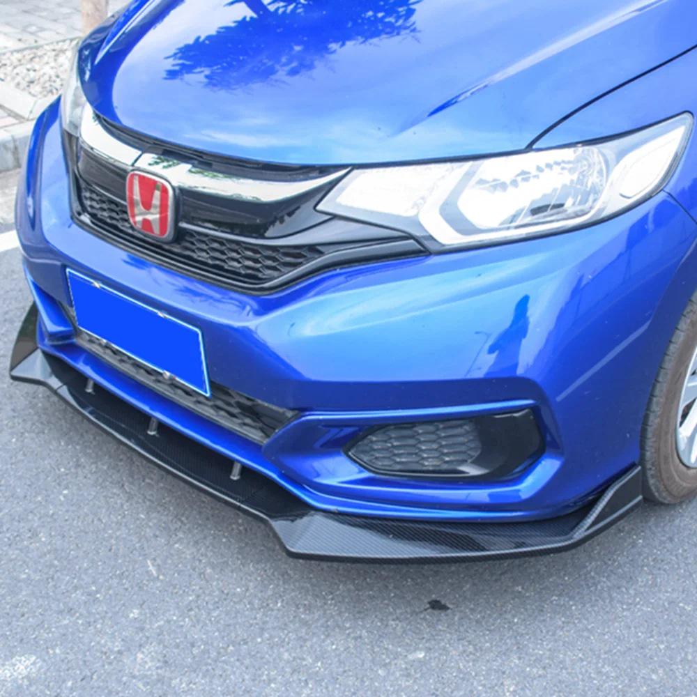 Honda Fit 2018-2020 Front Lip: Three-Section Sport Bumper Modification