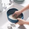 cmaos Foldable Plastic Rice Washing & Draining Basket Set