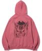 Cloud Temple Pullover Hood - Dark Pink