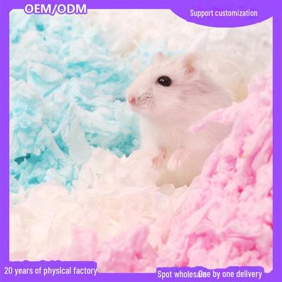 Golden Bear Colored Cotton Bedding for Small Pets - Dust-Free, Absorbent, Deodorizing, and Warm for Winter