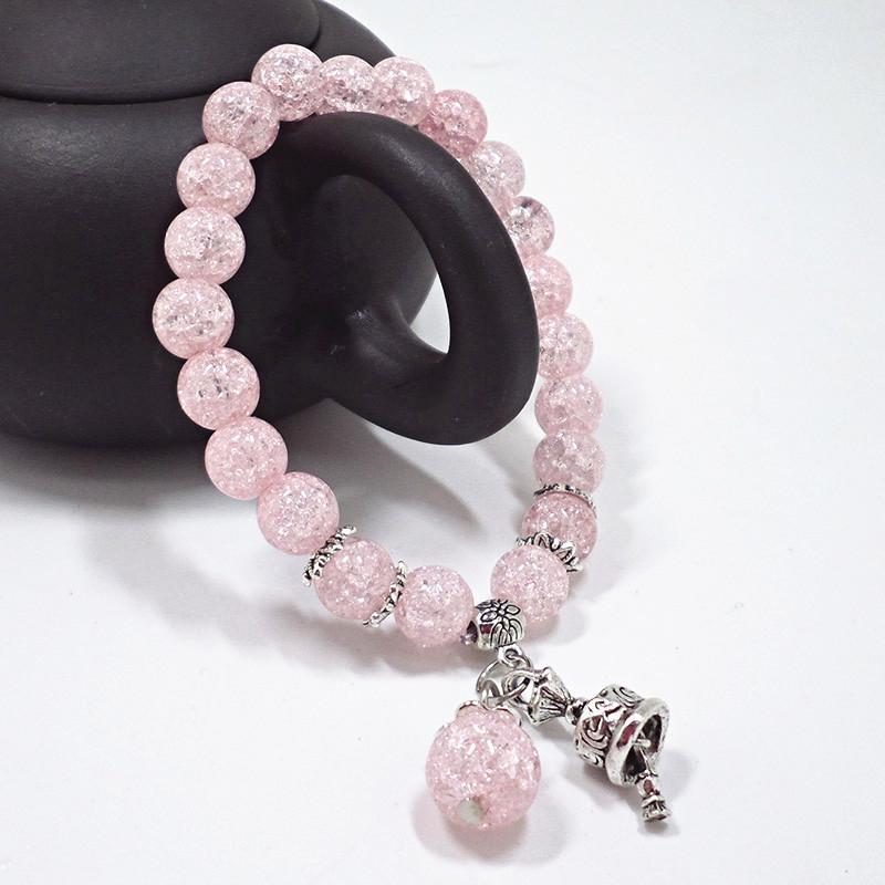 Red Agate Crystal Beaded Bracelet for Women - Handcrafted Couple Jewelry