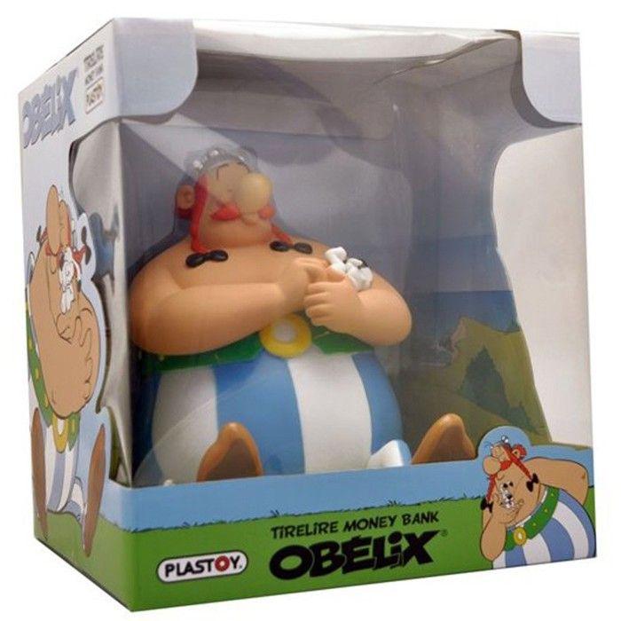Tirelire - Plastoy - Obelix et Idefix - 17 cm - Multicolore - Enfant