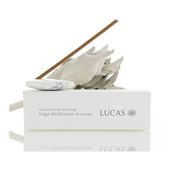 LUCAS White Sage Purifying Incense (Sandalwood & White Sage [Stick Type])