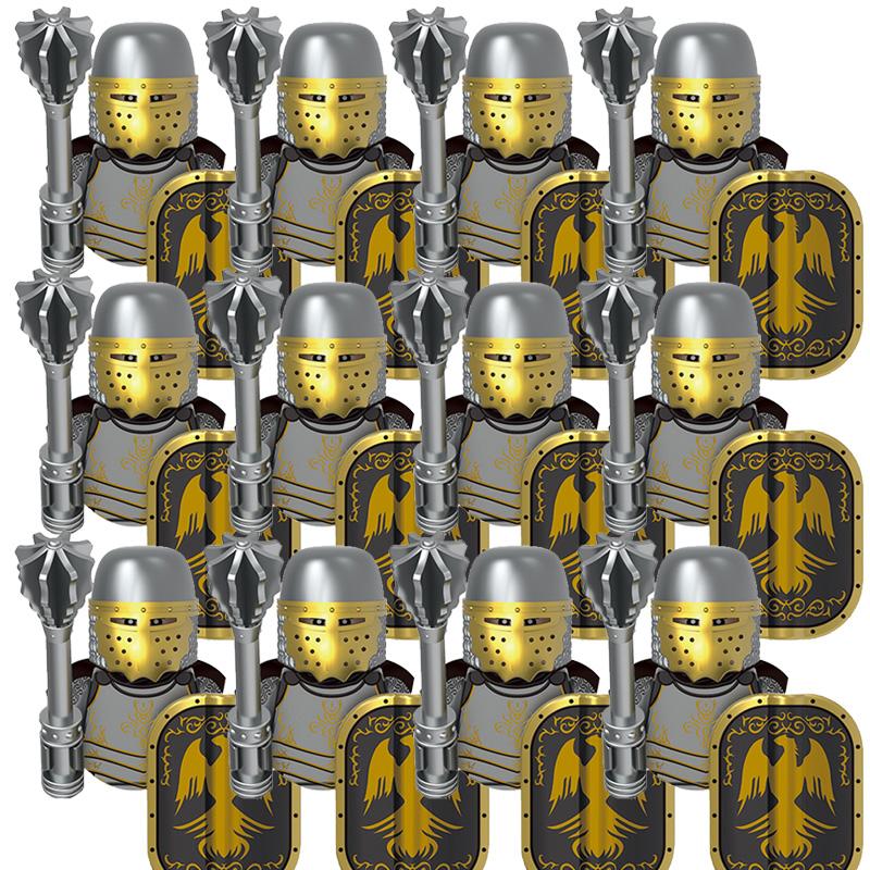 Kids Toys Medieval Military Figures Imperial Forbidden Army Knight Legion Ancient Soldier Suits Building Blocks Model Gifts