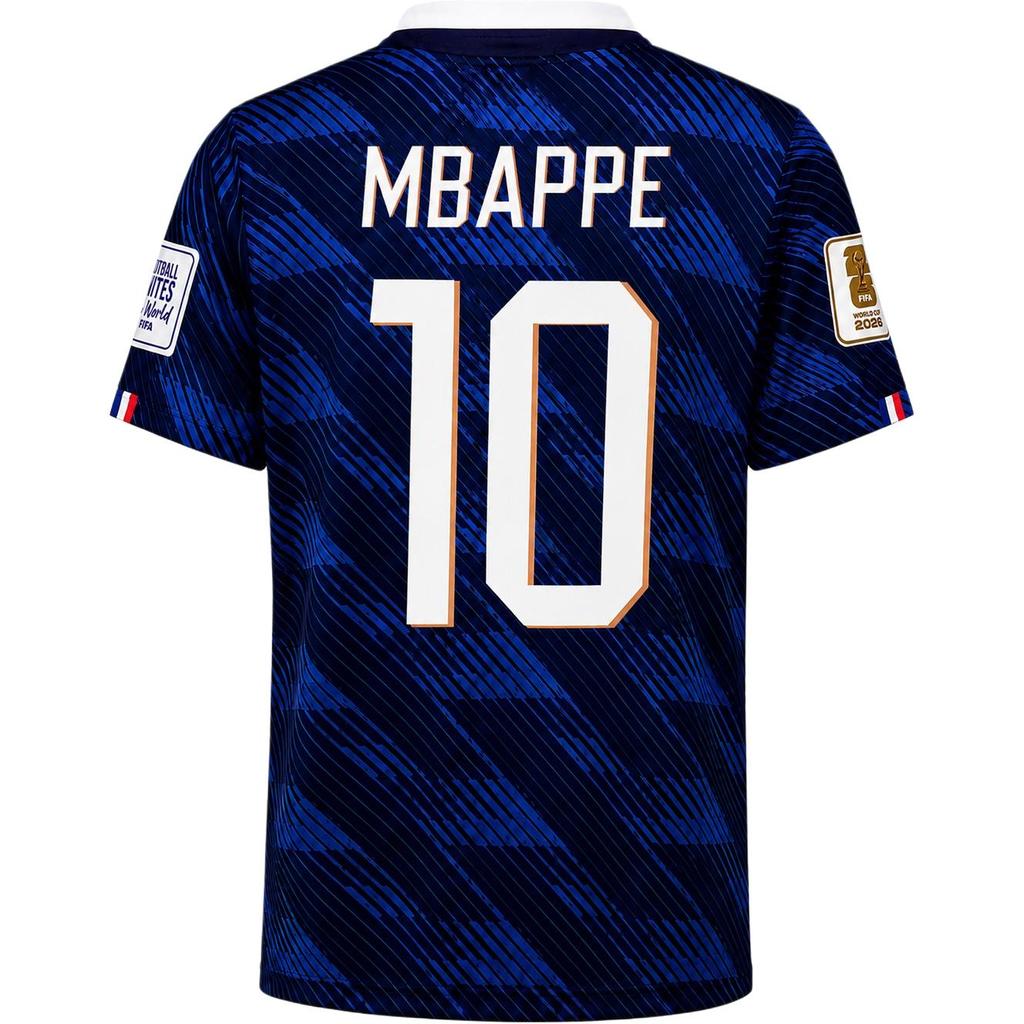 Nike Γαλλία 2026 Στάδιο Εντός Έδρας Βασιλικό/Μαυρισμένο Μπλε/Λευκό/Μεταλλικό Χάλκινο Ανδρικά Μπλουζάκια IB5300-480