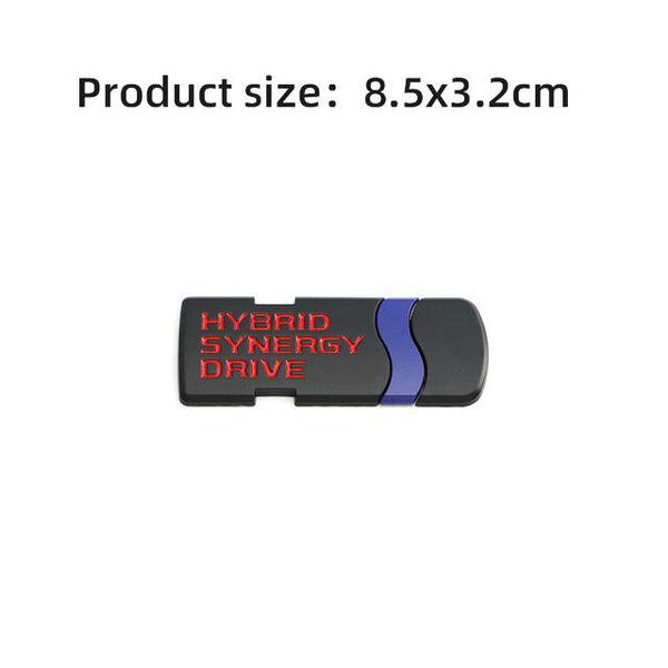 Car Sticker Emblem Auto Badge Decal for Hybrid Synergy Drive Letter Prius Camry Rav4 Crown Auris Honda Focus Toyota Styling