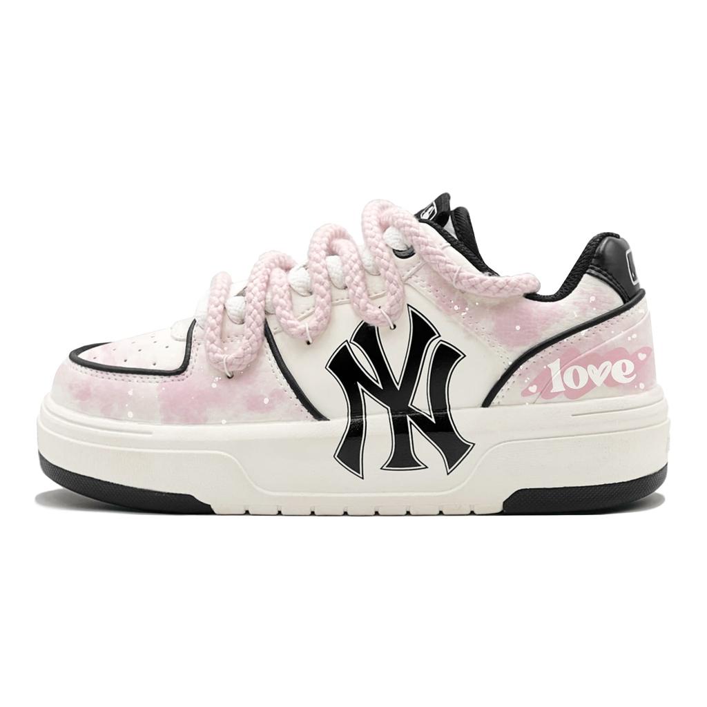 MLB Chunky Liner Skateboard Shoes Unisex Low Top White 3ASXCA12N-50WHS(TeamS3- )