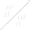 117CM Pull Rod for Venetian Blinds with PP Turnbar Multi Stage Locking and 10 Hooks Suitable for Various Indoor Settings