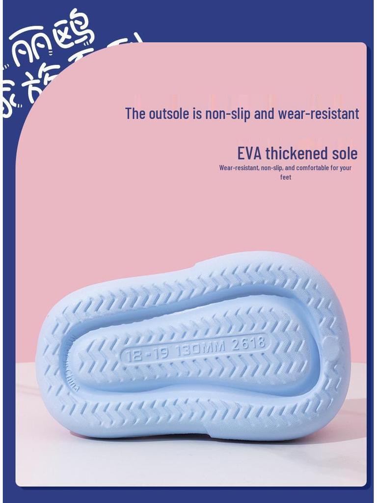 Sommer-Hausschuhe für Mädchen: Rutschfeste Sandalen für Kleinkinder für drinnen & Strand, Stilvolles Lochdesign