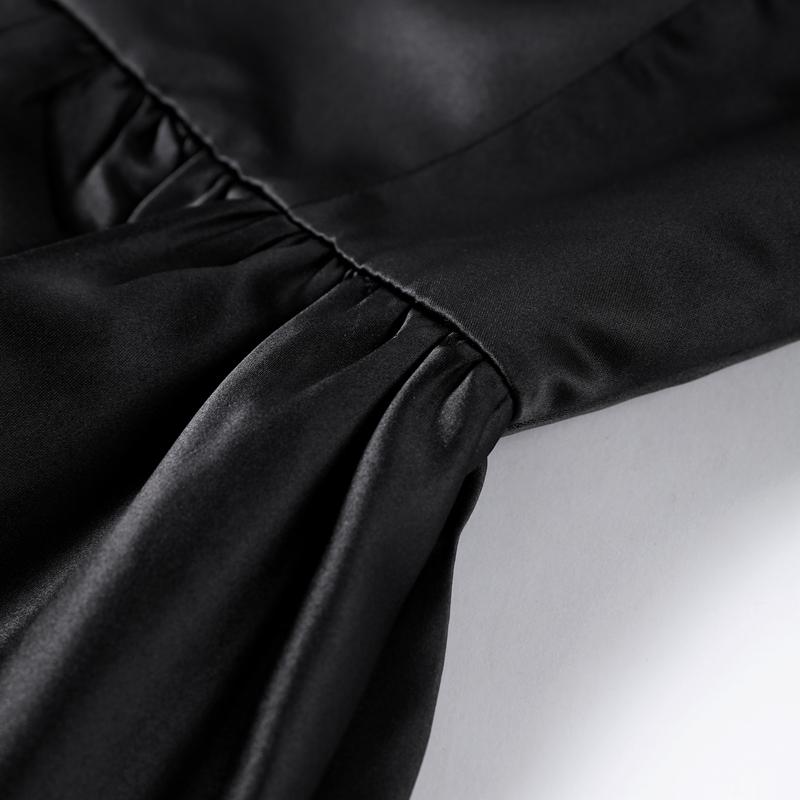 Sexy See-through Dress Women Turtleneck Full Sleeves Slim A-line Mini Dresses Autumn Fashion High Streetwear