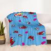 Colorful Creatures Pattern Flannel Blanket-Soft and Suitable for Sofas,Beds,Offices,Travel,All Seasons,Great Gift for Holidays and Birthdays.