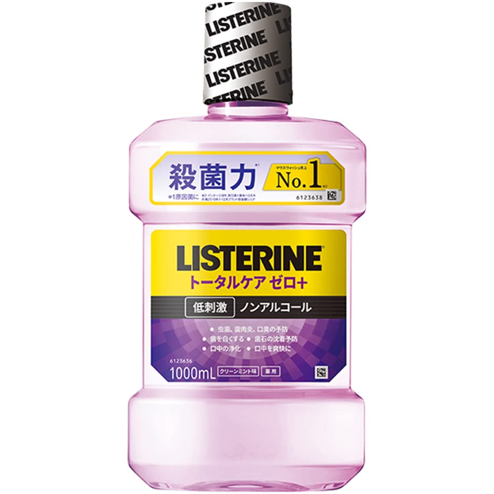 

JNTL Consumer Health Medicated Listerine Total Care Zero Plus Clean Mint Flavor x set Жидкая зубная паста Жидкая зубная паста [Распродажа набора] (1000 мл) 6 частей