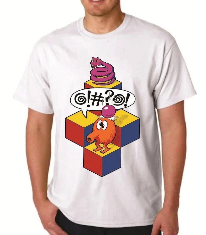 Q*BERT ARCADE T-shirt T-T-shirt CLASSIC Cereal Cartoon QBERT Q BERT 2XL