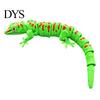 Animal Desk Decoration 3D Printed Leopard Gecko Figurine, Realistic Articulated Chameleon Fidget Toy, Moveable Joints Figure Flexible Jointed