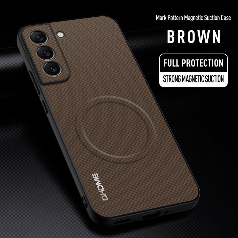 Custodia per Samsung Galaxy S22 Plus Custodia per Telefono con Supporto Magnetico per Auto di Lusso per Samsung S22 Plus 5G Cover Posteriore in Silicone Antiurto