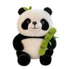 Popular Bamboo Tube Panda Plush Toy Doll Holding Bamboo National Treasure Giant Panda Doll Giving Gifts To Children's Boys and Girls