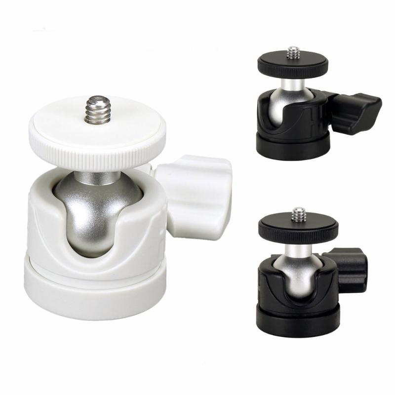 Mini Ballhead Tripod Mount With 360°Rotation,1/4" Hot Shoe Adapter, Aluminum Camera Stand For SLR Cameras Stable Videos
