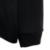 KUON wool Long sleeve High neck Cut S black Shoulder patch pullover Men's Used