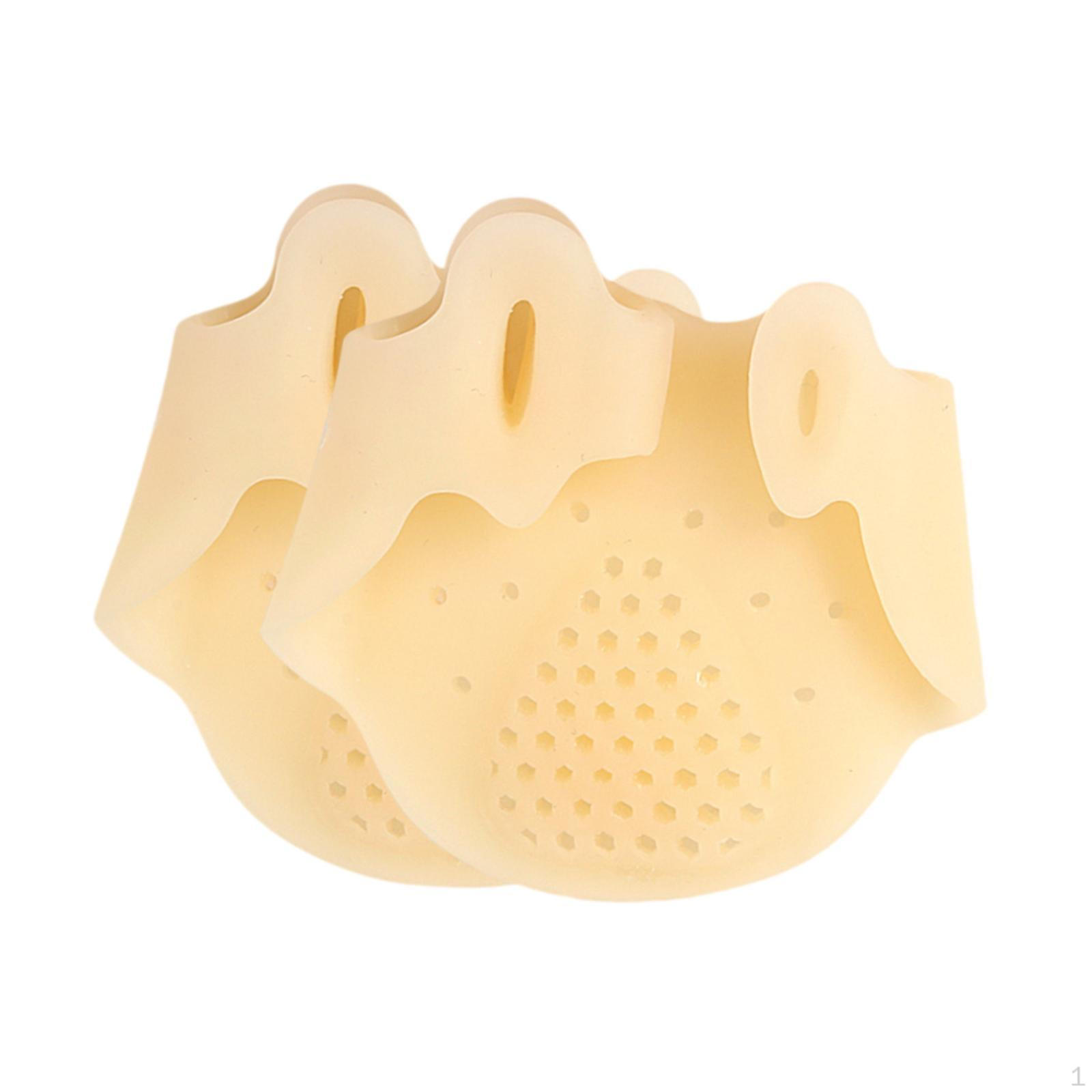 

2 шт. разделителей для пальцев тела и ног, удобные, расслабляющие, корректоры, поддерживающие подушечки Yellow