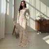 2025 Summer Women's Slimming Long-Sleeve Bodycon Dress - European & American Fashion