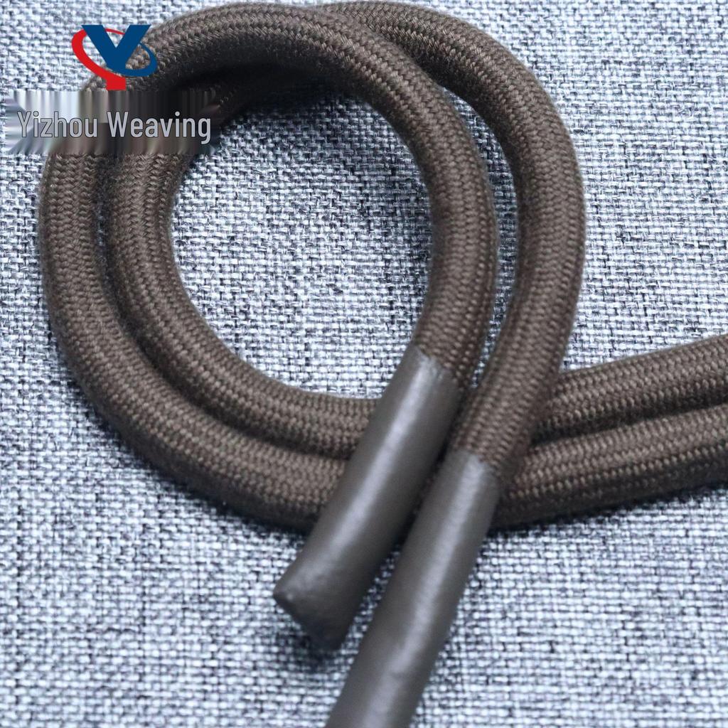 20-Color 8MM Resin Tip Drawstring for Hoodies & Sports Pants - Polyester Cotton Blend