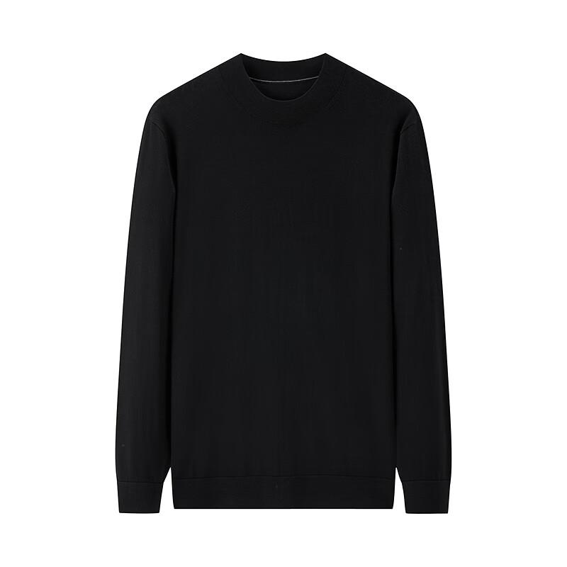 Youngor Men's 100% Wool Half-High Collar Sweater