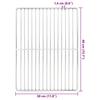 Grill Grate Silver 40 x 30 cm Stainless Steel