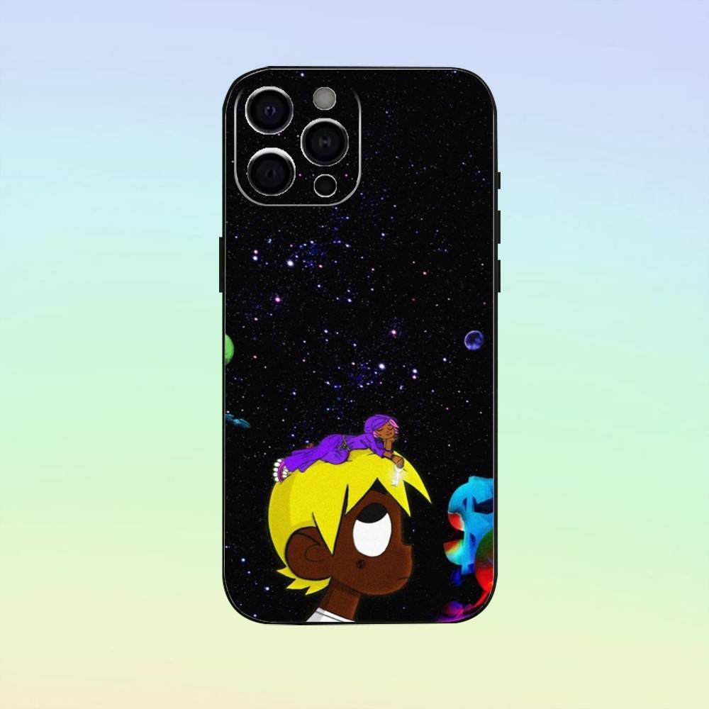 Rapper Lil Uzi V-Vert Phone Case For iPhone 17,16,15,14,13,12,11 ,Soft Silicone Black Cover iPhone12