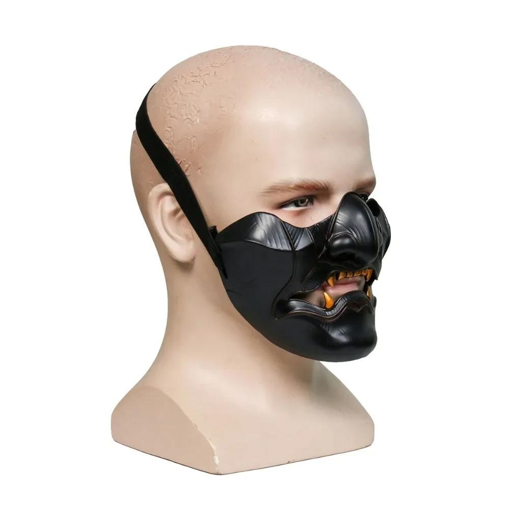 Plastic Game Ghost of Tsushima Mask Durable Halloween Party Prop Masquerade Anime Tengu Carnival