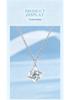 Elegant Four-Leaf Clover Zircon Necklace & Ring Pendant - Classic, Fashionable Gift for Girlfriend, 2026 Collection