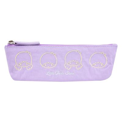 Little Twin Stars Face Embroidered Pencil Case SRTZ-285