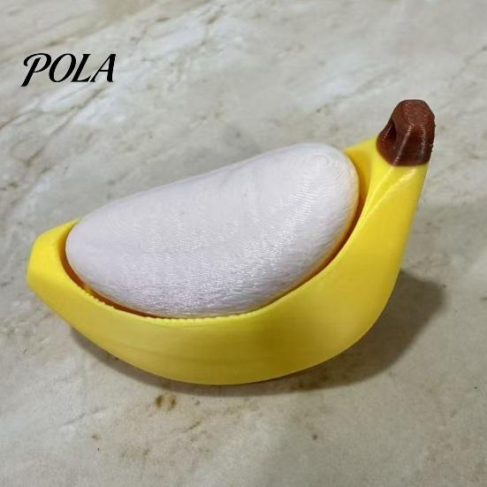 Keychain Pendant Pendant, Peeled Banana Stress Relief Toy with Thickened Stainless Durable Steel Ring, Portable for Keys Backpacks Schoolbags
