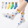 Girls' Sock Summer Thin Cotton Socks For Children Mesh Breathable Girls And Boys Cartoon Lace Mid-tube Sock Baby Princess Socks Kids