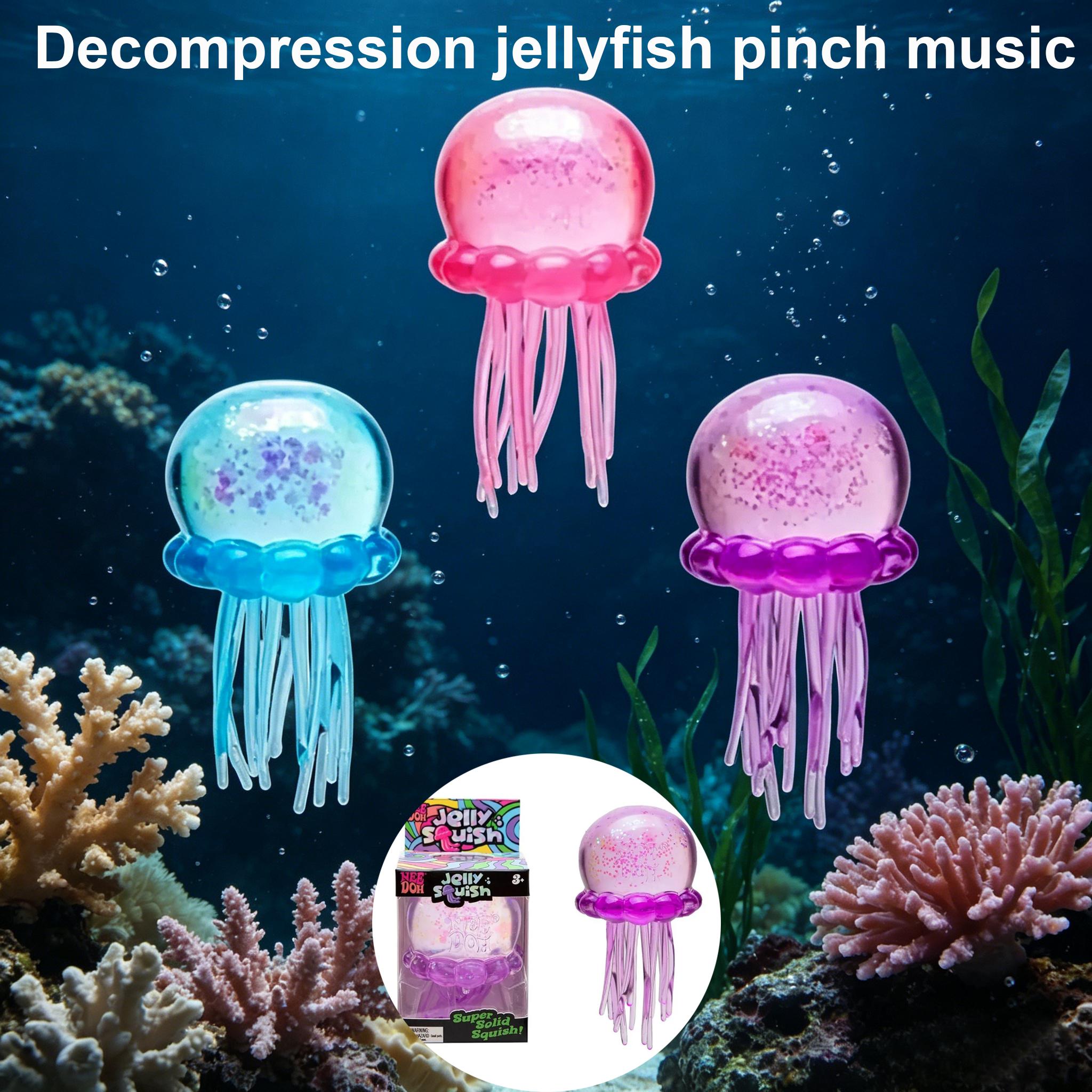 Bai Fen Bai Toys Needoh Jellyfish Squish Beach Water Play Octopus Toy Outdoor Squeeze Toy Simulated Octopus Stress Balls Relief Fidget Toy