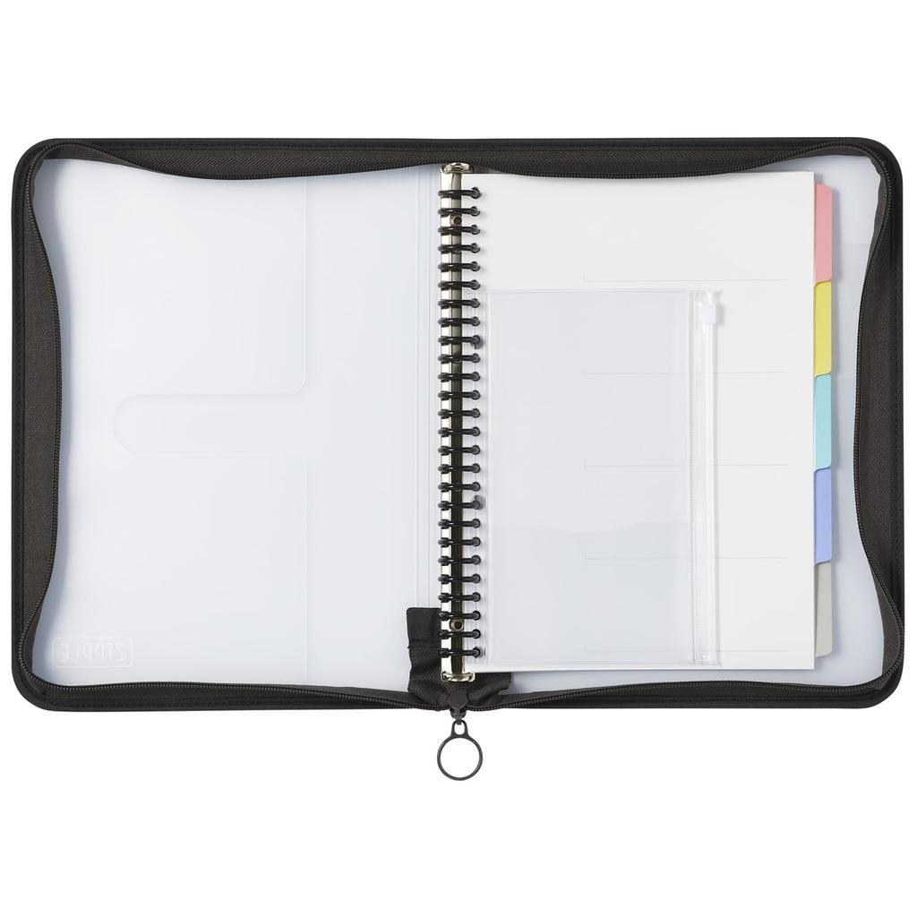 Maruman Hefter Zipple B5 Schwarz Ringbuch 26-Loch F619-05