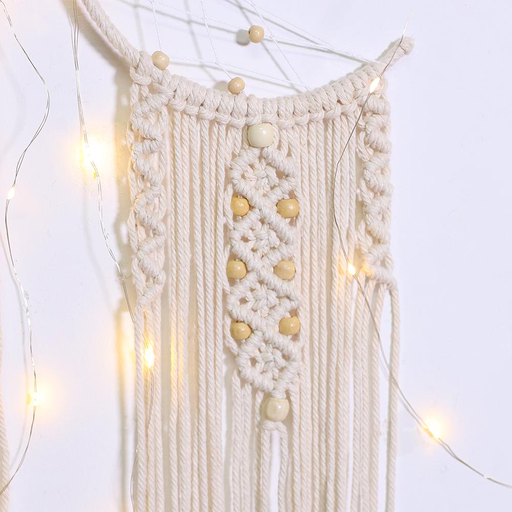 Boho Macrame Tapestry Dream Catcher Owl Home Decor Moon Ramadan Decoration Wall Hanging Nordic Baby Room Decoration Kids Nursery