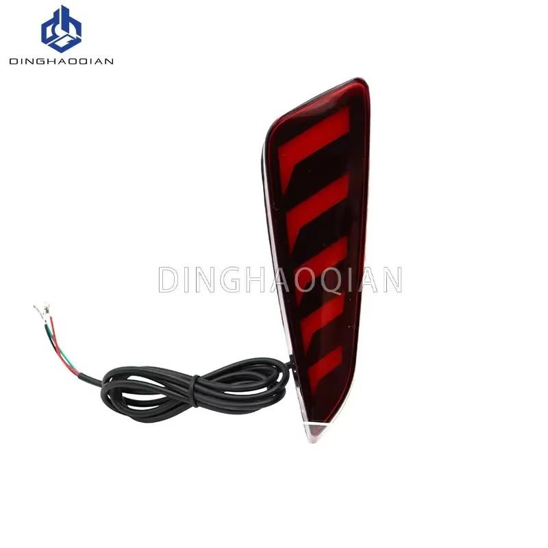 Car Flashing Multi-function Reflector Lamp For Toyota C-HR CHR 2016 - 2020 Rear Fog Lamp Light Rear Running Light Brake Light