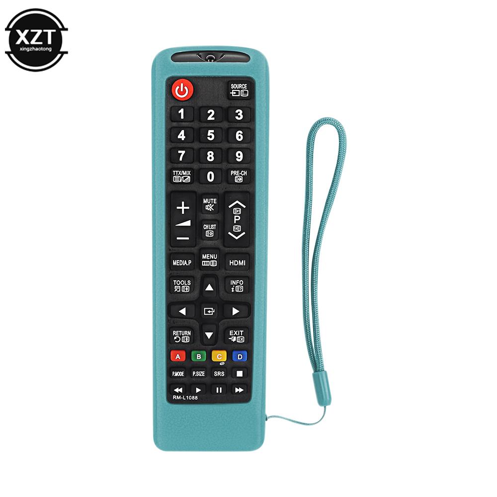 TV Remote Control Case With Anti-Fall Hapo Dustproof Protective Durable Silicone Soft Solid Home For Samsung AA59-00816A 00611A