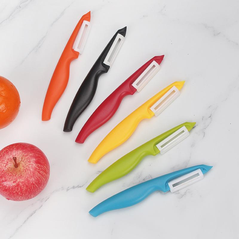 1 ks Škrabka na ovoce a zeleninu Keramická škrabka na meloun Multifunkční Jednodílná rovinná škrabka na ovoce a zeleninu Kuchyňské náčiní