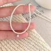Shijia pearl necklace women's niche design sense fashion temperament collarbone chain neck chain sweater chain bead chain