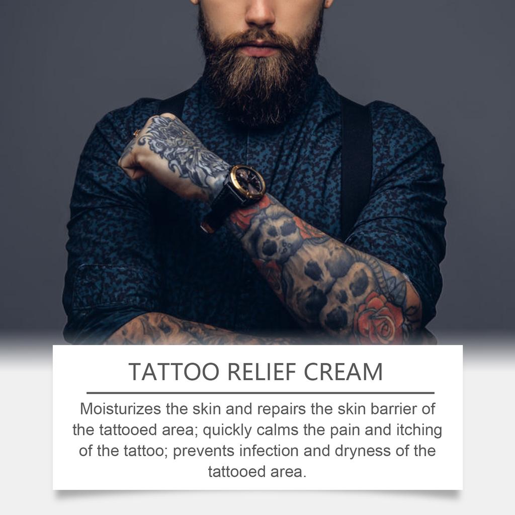 Soothing Care Cream, Anti-inflammatory, Damaged Skin, Anti-fading Care, And Skin Barrier Care For Tattooed Areas.