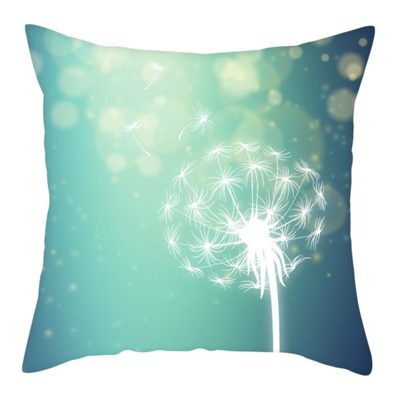 Löwenzahn-Druck Kissenbezug Romantischer Kissenbezug Heim Sofa Dekoration Kissen Kissenbezug