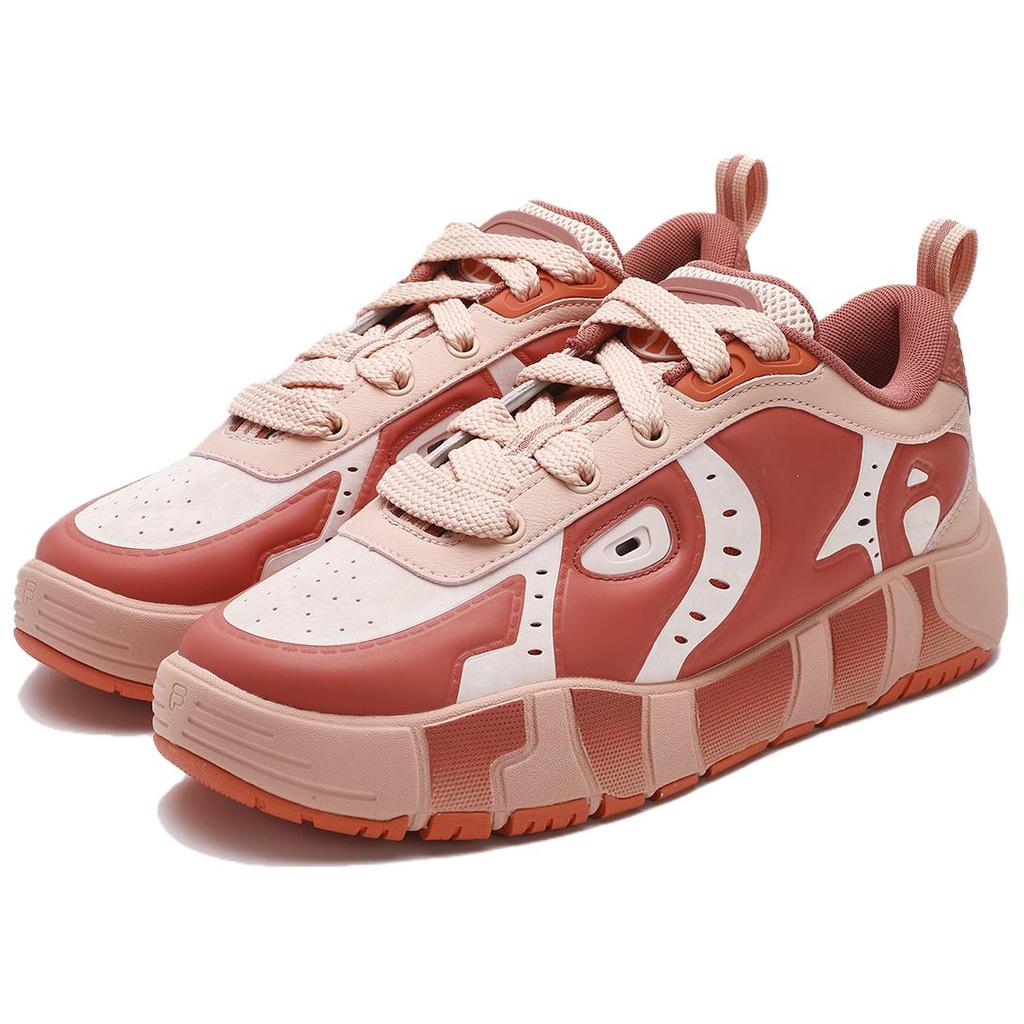Fila Melt Pioneer Comfortable Versatile Low-Top Sneakers Men Sneakers Meat-Pink Chili-Red F12M413205FHP