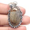 Pendant Rain Forest Jasper Gemstone Valentine'Day Gifted Silver Jewelry 2.25"
