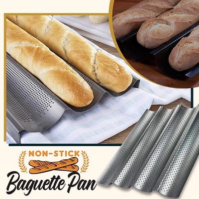 Bread Baking Tray Non-Stick Pan Punch Bread Shelf Baking