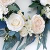 Spring Season Blue Rose Wreath Wedding Birthday Party Decoration Top Sale
