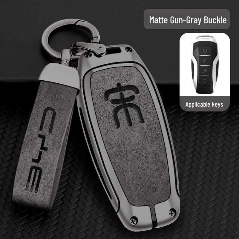 

Чехол для ключа BYD для Han EV, Dolphin, Qin Plus, Yuan, Tang DM-i, e2, Song Pro, Destroyer Max